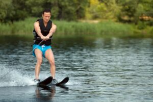 waterskiing training